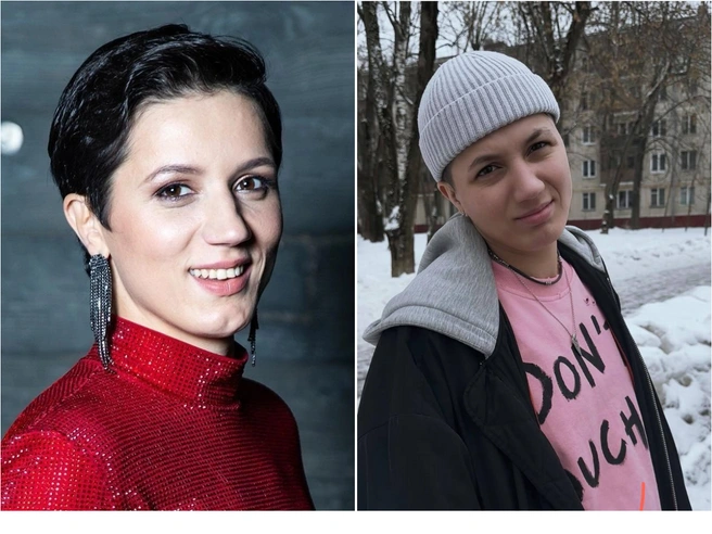 Девушка вернулась к прежнему стилю в одежде | Источник: «Телеканал ПЯТНИЦА!» / vk.com, masterbym / Instagram (экстремистская организация, деятельность запрещена на территории РФ)
