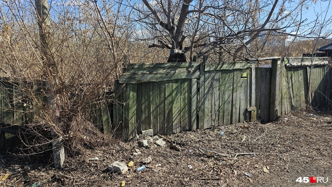 Заборчик остался пока | Источник: Дарья Никитченко / 45.RU