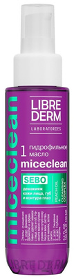 Librederm, гидрофильное очищающее масло Miceclean Sebo, 100 мл