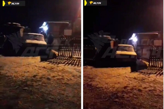 Электричество было только в доме у сторожа | Источник: «ACT-54 Black» / Telegram