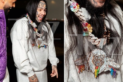 Tekashi 6ix9ine получил цепь с драгоценностями после освобождения
