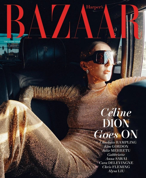 Селин Дион на обложке сентябрьского Harper's Bazaar | Источник: Robin Galiegue