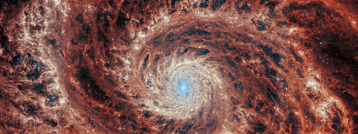 Телескоп «Джеймс Уэбб» снял галактику Водоворот