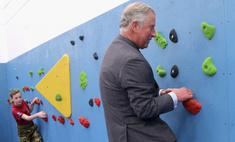 Лучшие фотожабы на принца Чарльза на детском скалодроме