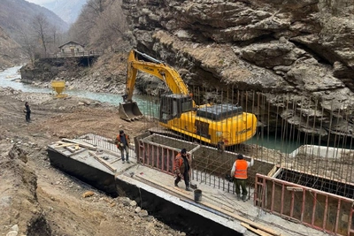 Реконструкция дороги Чегем-2 — Булунгу в Чегемском ущелье