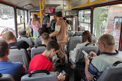 Духота в автобусах Нижнего Новгорода: кондиционеры не работают