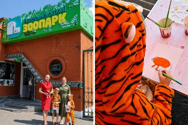 Для маленьких гостей организовали мастер-классы, экскурсии и яркую фотозону | Источник: «Уральские авиалинии»