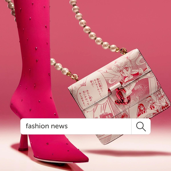 Кристальные сапоги и сумка из коллекции Jimmy Choo x Sailor Moon