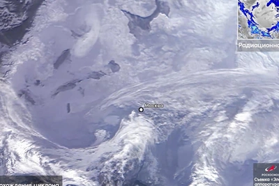 Roscosmos reveals cyclone from space that warmed Volgograd
