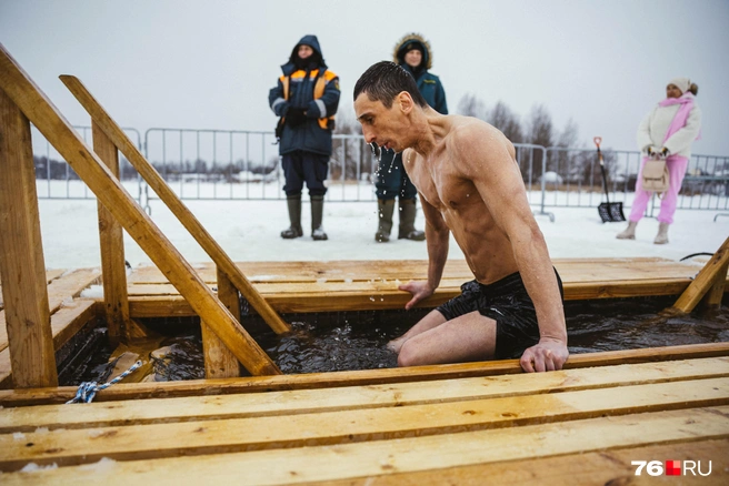 После погружения хочется быстрее выйти из воды | Источник: Артем Бауман / 76.RU