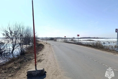 МЧС предупредило о возможном затоплении дороги