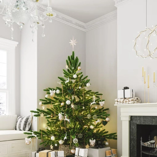 Белая новогодняя елка: 25+ фото и идей