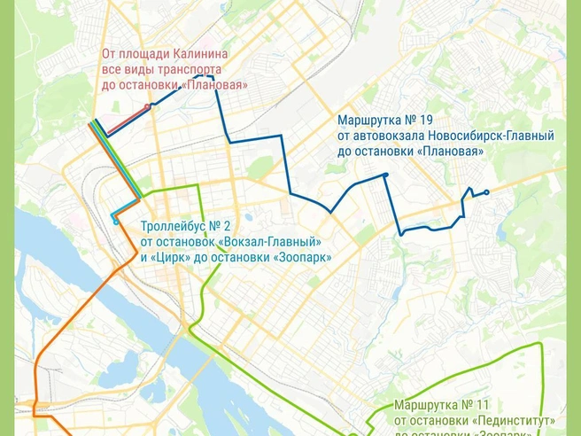 Наглядная схема маршрутов на карте | Источник: Юрий Орлов / Городские медиа