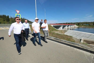 Текслер оценил новый мост через Уфу в Нязепетровске
