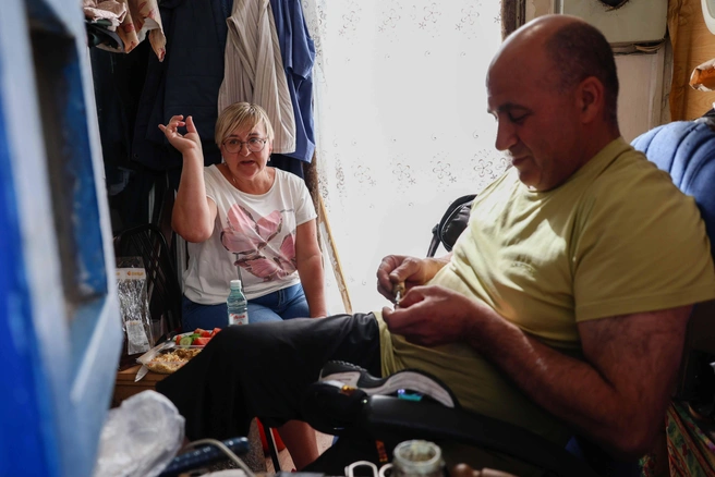 В «будке», кажется, у Николы есть всё для жизни | Источник: Евгений Софийчук / NGS55.RU