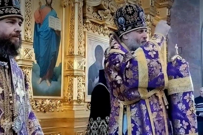 Встреча нового митрополита Никодима с рязанской паствой