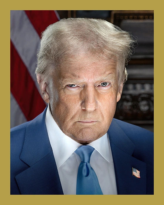 Белый дом показал новый официальный портрет Трампа. Найдите отличия от старого | Источник: White House