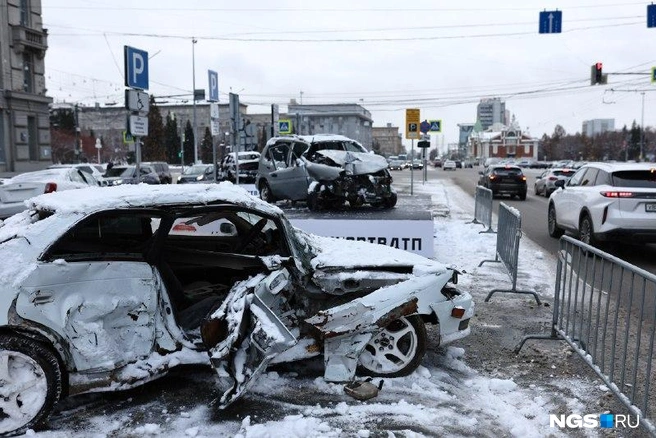 Не заметить акцию сложно | Источник: Александр Ощепков / NGS.RU