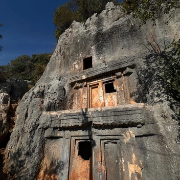 Ликийские гробницы (Likya) | Источник: Елизавета Пенкина