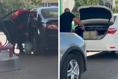 Автомобилисты в Уфе скупают бензин в бутылки — видео