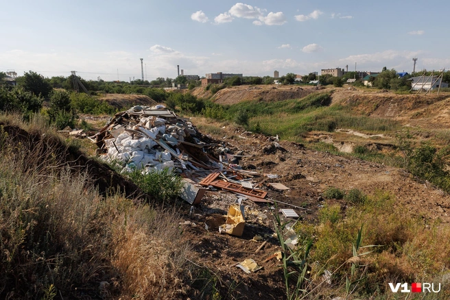 А по берегам Купоросной балки — бесконечные свалки… | Источник: Алексей Волхонский / V1.RU