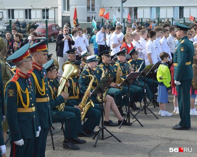Военный духовой оркестр | Источник: Анастасия Баринова / 56. RU