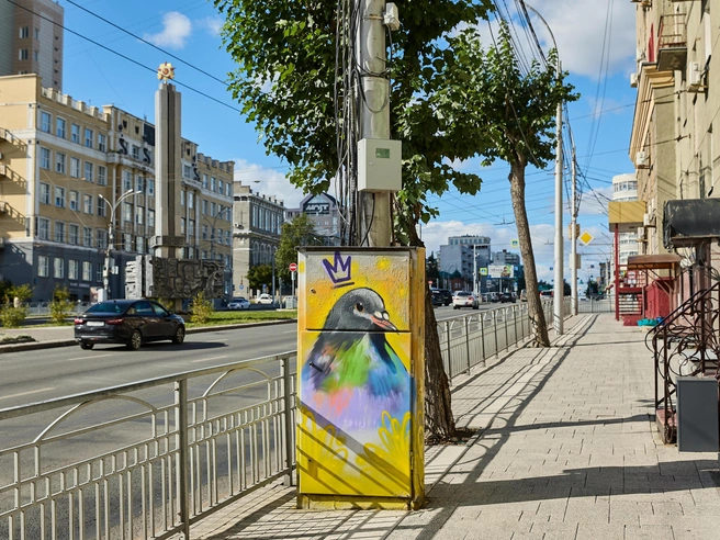 Голубь — тоже часть городского пространства | Источник: Александр Ощепков / NGS.RU