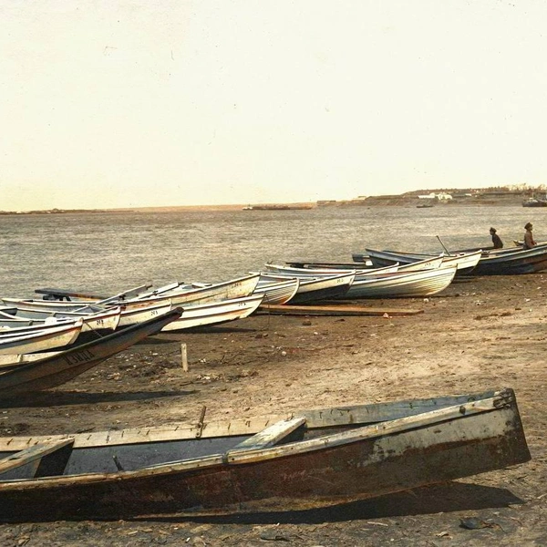 Так выглядели лодки на Иртыше в 1904–1910 году | Источник: BspChannel / T.me
