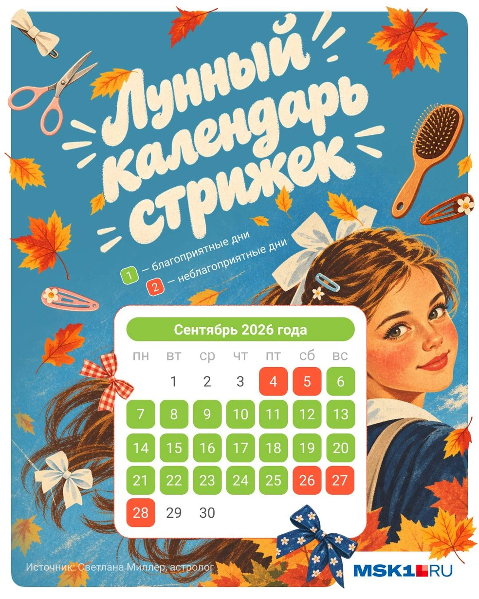 Сохраняйте себе календарик, чтобы свериться с расписанием вашего мастера | Источник: Полина Авдошина / Городские медиа