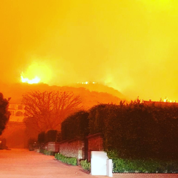 Пожар в Калифорнии: дома знаменитостей превратились в пепелище