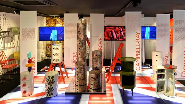 Новые версии тумбочки Componibili от британских дизайнеров