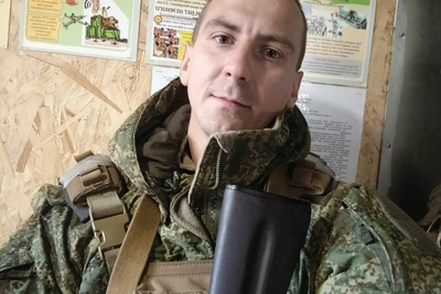 Прощание с монтажником Дмитрием Спицыным, погибшим на Украине