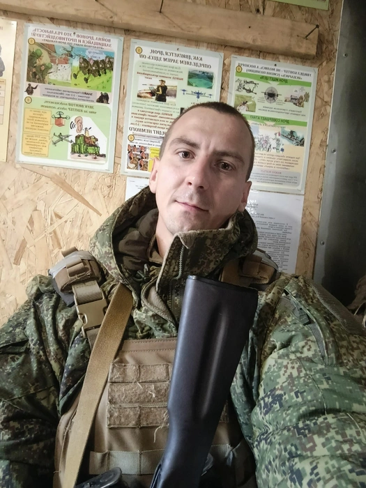 Дмитрий ушел в зону СВО добровольцем | Источник: Раиса Пыркова