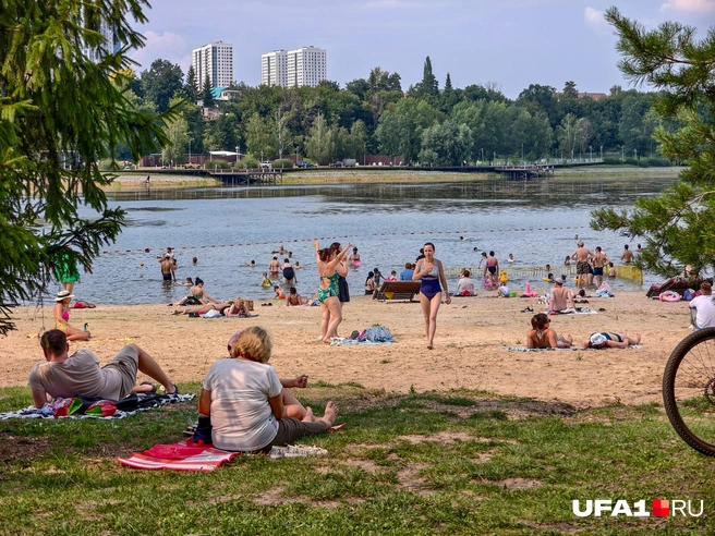 Ну какая работа, когда такая погода? | Источник: Булат Салихов / UFA1.RU