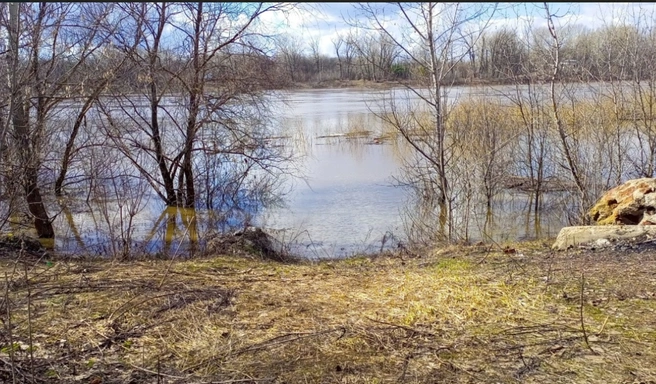 Жители Нижегородки страдают от половодья каждую Весну | Источник: «Яндекс Карты»