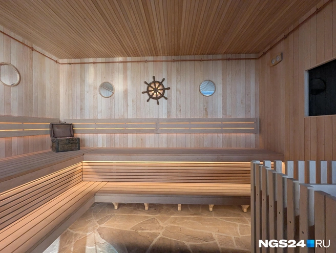 Детскую сауну задекорировали  | Источник: Мария Ленц / NGS24.RU