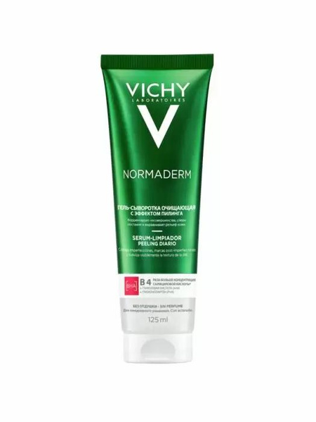 Гель-сыворотка очищающая с эффектом пилинга Normaderm Vichy