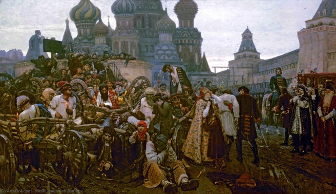 «Утро стрелецкой казни» | Источник: Из коллекции Третьяковской галереи 
