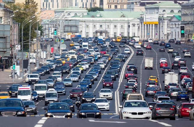 Городской трафик в Москве | Источник: istok