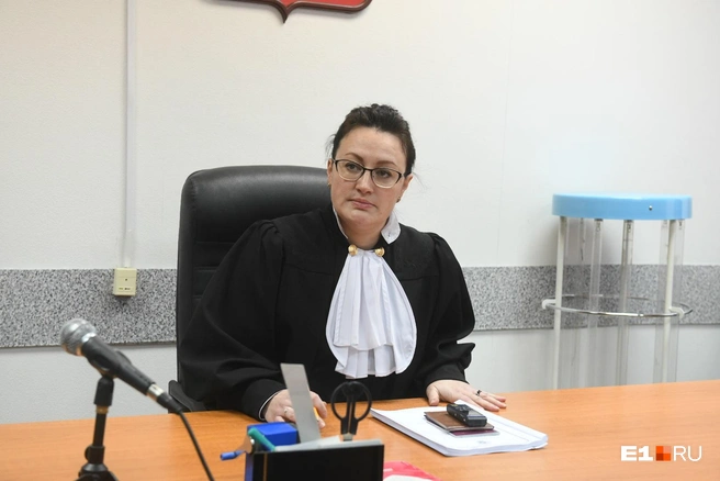 Судья Ханкевич решила закрыть заседание от журналистов | Источник: Артем Устюжанин / E1.RU