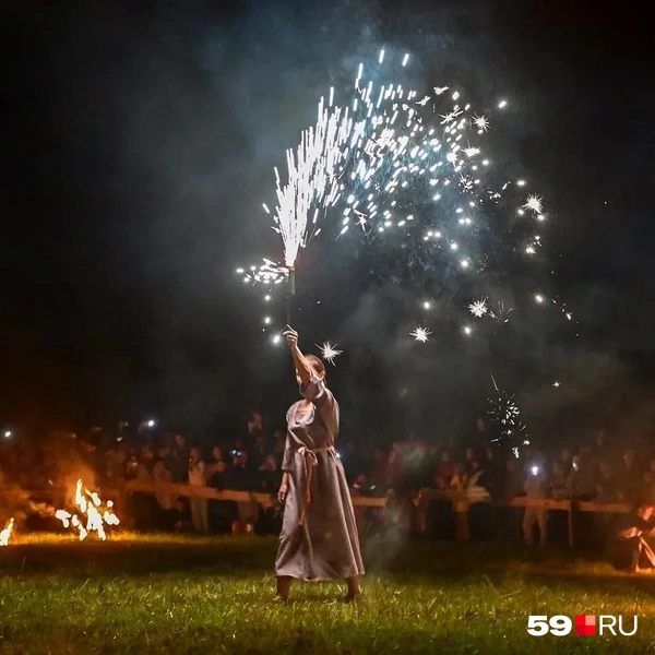 Фаер-шоу начинается! | Источник: Василина Любимова / 59.RU