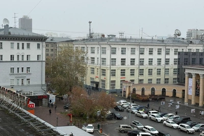 Новосибирск засыпало снегом 16 октября