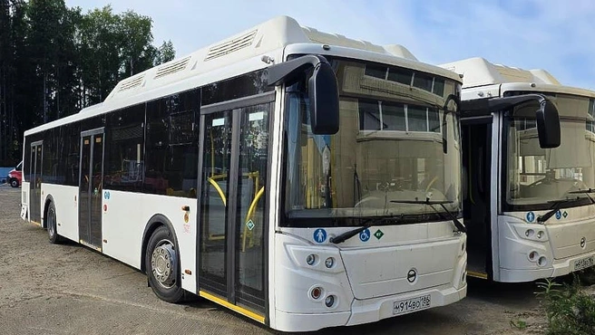 Всего автобусный парк пополнился 31 автобусом большого класса | Источник: администрация Ханты-Мансийска