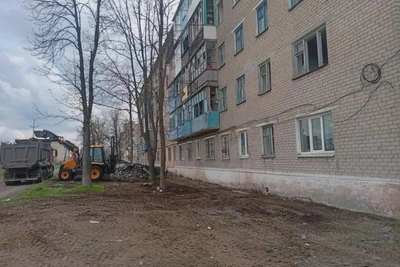 Ямальские строители восстанавливают второй дом во Владимировке