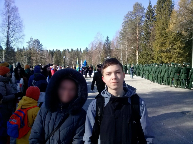 Артемий с мамой | Источник: Владимир Владимирович / Vk.com