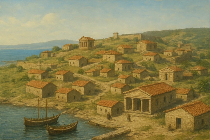 На двух берегах одного пролива, но не Византия: 7 удивительных фактов о Боспорском царстве | Источник: Изображение создано при помощи ИИ