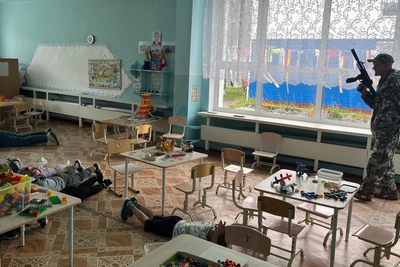 В омских школах прошли учения по антитеррору