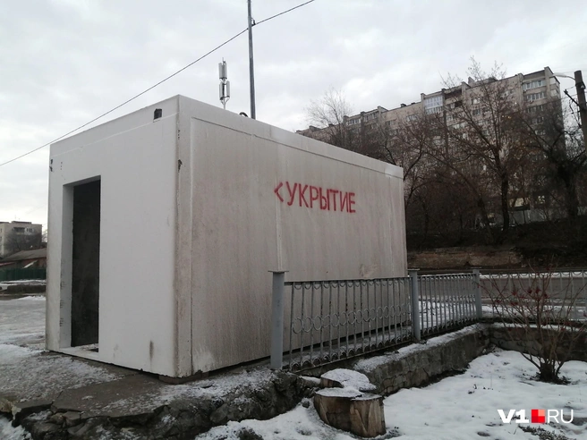 Укрытие будет собрано из железобетонных блоков | Источник: Ирина Яковлева / V1.RU