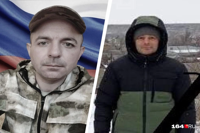 Погибшие в спецоперации Сергей Макридин и Андрей Карпушин | Источник: Сергей Сафонов Zа Вольский район / Telegram, Администрация Советского муниципального района / Telegram