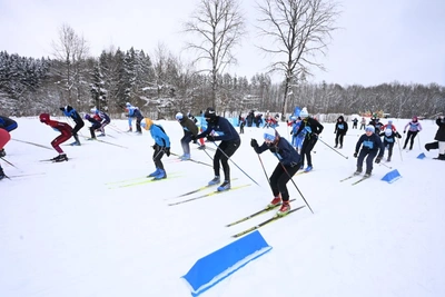 «Лыжня России» в Псковской области собрала свыше 2 тысяч участников